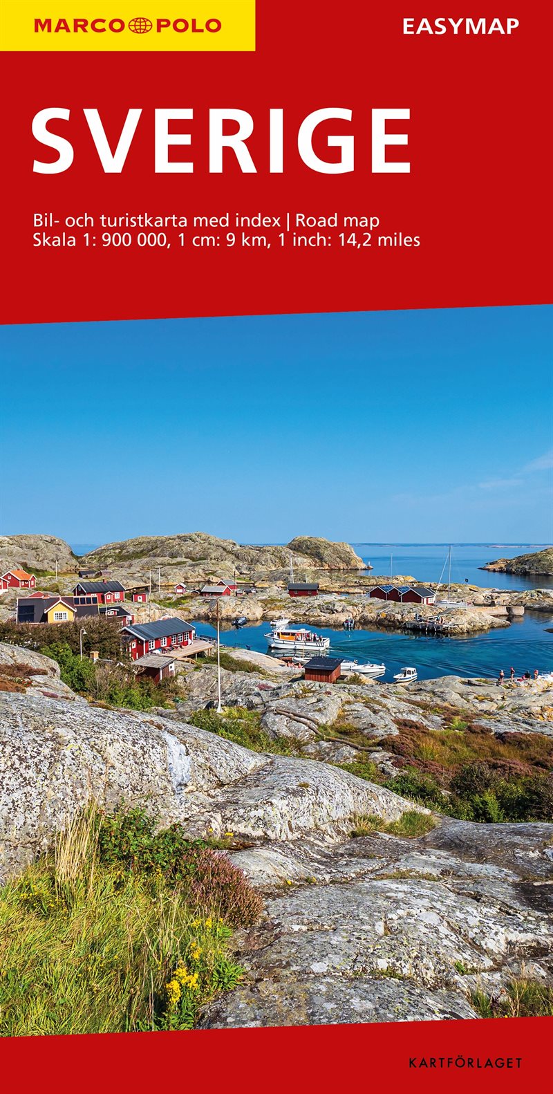 Sverige EasyMap MarcoPolo 1:900 000