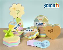 Stick´n Notiskub Kraft/Pastell Blomma