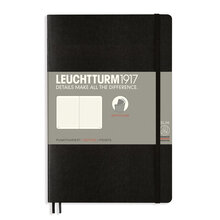 Anteckningsbok Leuchtturm1917 B6 Soft Prickad Black