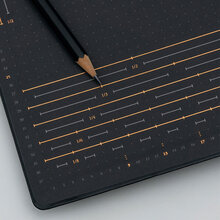 Anteckningsbok Leuchtturm1917 A5 120g Prickad Black