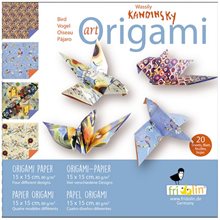 Art Origami 15x15 cm, Fåglar