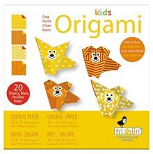 Kids Origami 15x15 cm, Hundar