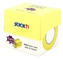 Notisrulle Extra Sticky FSC 50mmx10m Pastell Gul