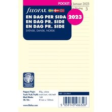 Dagbok Pocket 2023 Dag Per Sida Svensk/Dansk/Nors