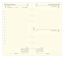 Filofax - Personal Refill 2027 Dag/Sida