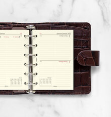 Filofax - Pocket Refill 2027 Dag/Sida
