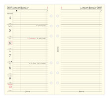 Filofax - Personal Refill 2027 Vecka/Sida + Notes Svensk/Dansk