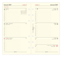 Filofax - Personal 2027 Vecka Per Uppslag Svensk