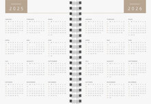 Kalender A6 Black FSC Almanacksförlaget