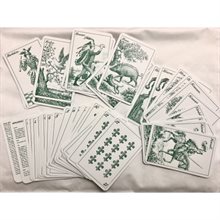 Spelkort Kille grön 