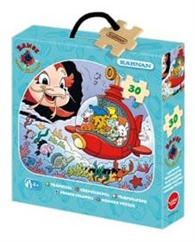 Träpussel Bamse och havets hemlighet 30 bitar