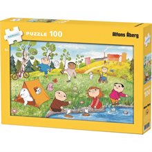 Pussel Alfons vänskap, 100 bitar