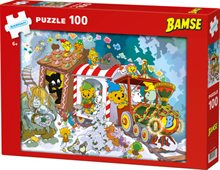 Pussel Bamse Jul 100 bitar