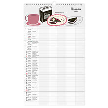 Familjekalender Paperstyle 2023-24 Vägg Tina Backman