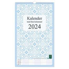FamiljeKalender 2024 - m 5 kolumner  Graphic