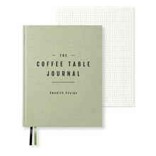 Coffee Table Journal Clean Green Leaf
