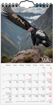 Väggkalender 2027 Wild animals