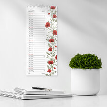 Väggkalender 2027 Lilla Blomsterkalendern