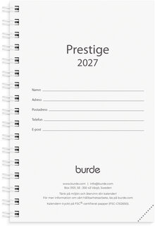 Kalender 2027 Prestige refill