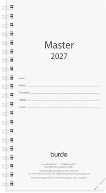 Kalender 2027 Master refill