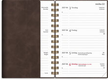 Kalender 2027 Leader Twist brun