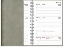 Kalender 2027 Leader Twist grå