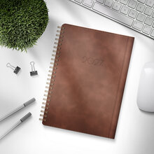 Kalender 2027 Business A5 Twist brun