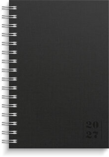 Dagbok Textile 2027 svart
