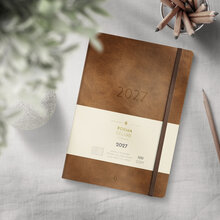 Stor Veckokalender Forma Deluxe 2027 brun