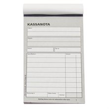 Kassanota A6 numrerade 2 x 50 blad