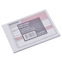 Kvittens A6L 50 blad