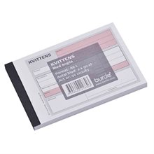 Kvittens A6L med 1 kopia 2 x 50 blad