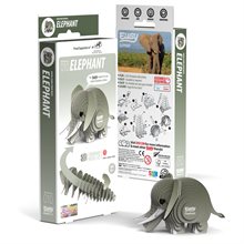 3D Carboard Model Kit - Elephant