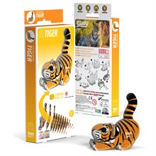 3D Carboard Model Kit - Tiger