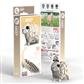 3D Cardboard Model Kit - Sheep