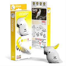 3D Carboard Model Kit - Cockatoo