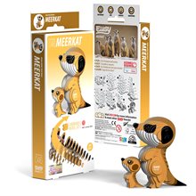 3D Cardboard Model Kit - Meerkat