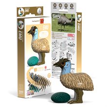 3D Carboard Model Kit - Emu