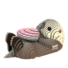 3D Cardboard Model Kit - Sea Otter