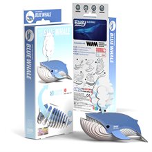 3D Cardboard Model Kit - Blue Whale