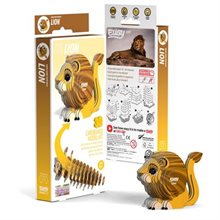 3D Carboard Model Kit - Lion