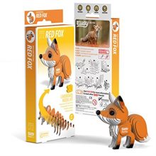 3D Carboard Model Kit - Red Fox