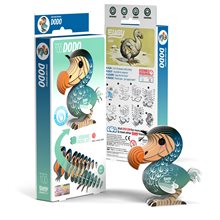 3D Cardboard Model Kit - Dodo
