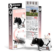 3D Cardboard Model Kit - Cow (Holstein Friesian)