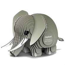 3D Cardboard Model Kit - Elephant