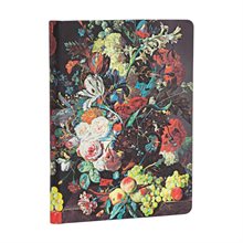 Notebook Midi Ruled, Still Life Burst/Van Huysum