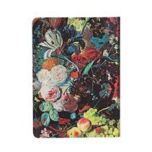 Notebook Midi Ruled, Still Life Burst/Van Huysum