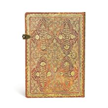 Notebook Midi Plain, Fall Filigree/Persimmon