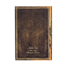 Notebook Mini Ruled, Embellished Manuscripts/Tesla Scetch of a Turbine