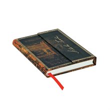 Notebook Mini Ruled, Embellished Manuscripts/Tesla Scetch of a Turbine